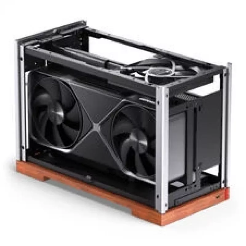 Jonsbo T9 Schwarz PC-Gehäuse Mini-Gehäuse ITX PCIe 5.0 Riserkabel - schwarz (T9 Schwarz PCIE 5.0)