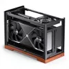 Jonsbo T9 Schwarz PC-Gehäuse Mini-Gehäuse ITX PCIe 5.0 Riserkabel - Silber (T9 SILVER PCIE 5.0)