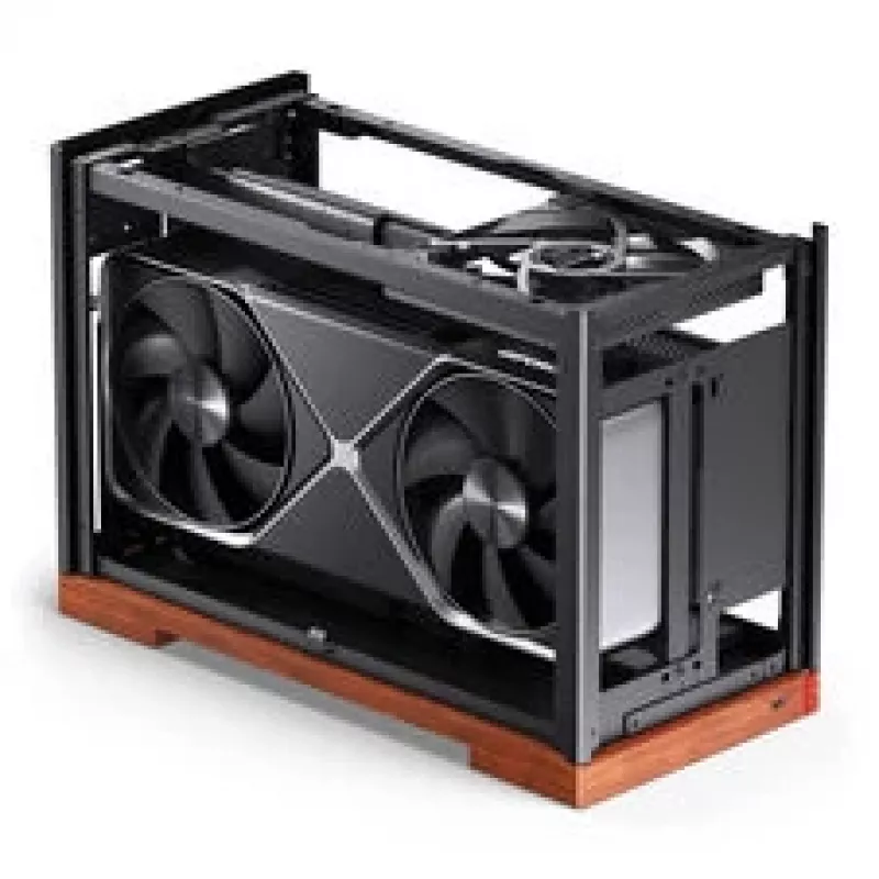 Jonsbo T9 Schwarz PC-Gehäuse Mini-Gehäuse ITX PCIe 5.0 Riserkabel - Silber (T9 SILVER PCIE 5.0)
