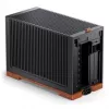 Jonsbo T9 Schwarz PC-Gehäuse Mini-Gehäuse ITX PCIe 5.0 Riserkabel - Silber (T9 SILVER PCIE 5.0)