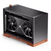 Jonsbo T9 Schwarz PC-Gehäuse Mini-Gehäuse ITX PCIe 5.0 Riserkabel - Silber (T9 SILVER PCIE 5.0)