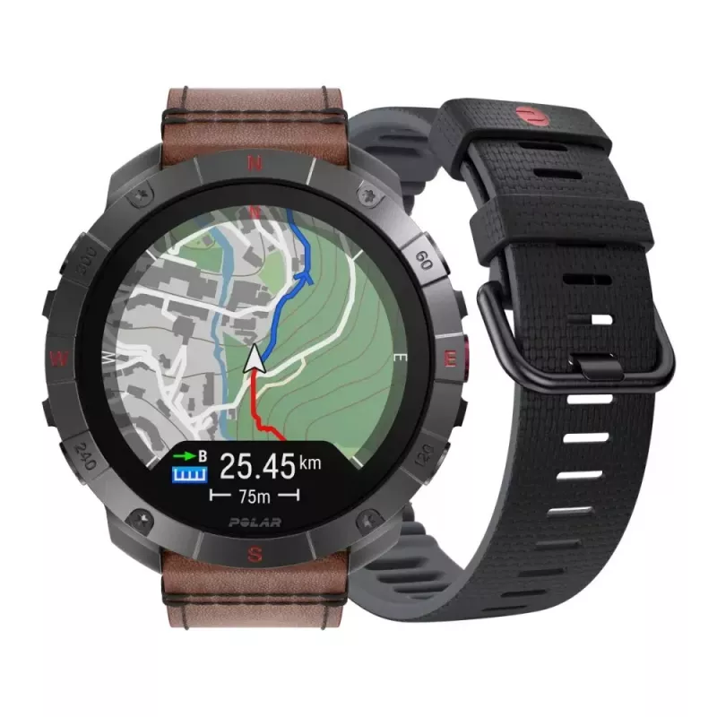 Smartwatch Polar Grit X2 Pro Titan Schwarz