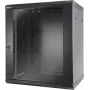 Televes MSR1915B - wandmontiertes Rack - 17U - 60 kg - Verriegelung - 33 kg - Schwarz