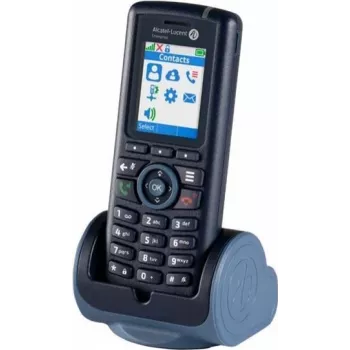 Schnurloses DECT-Mobilteil ALCATEL 8214 mit wiederaufladbarem Akku und Ladestation