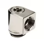 EK Water Blocks EK-Torque Micro Adapter 90 Grad G1/4 Zoll AG auf G1/4 Zoll IG - Drehbar, Nickel