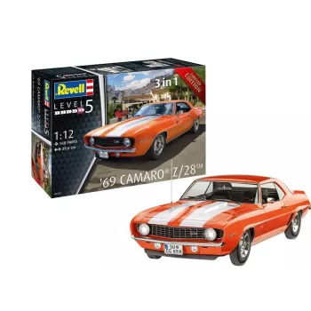 Plastikmodell 69 Chevy Camaro 1/12
