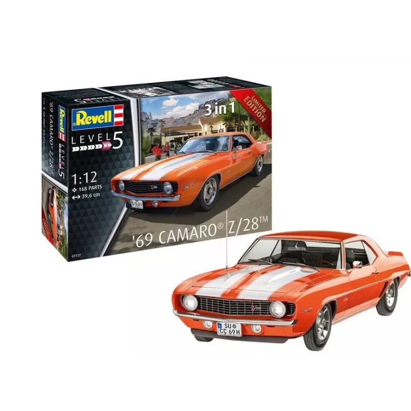 Plastikmodell 69 Chevy Camaro 1/12