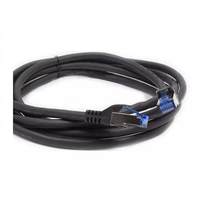 Alcasa 8060-SF100S Netzwerkkabel 10 m Cat6a S/FTP (S-STP) Schwarz (8060-SF100S)