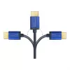 Good Connections 4521-SF020B – 2 m – HDMI Typ A (Standard) – HDMI Typ A (Standard) – 48 Gbit/s – Audio Return Channel (ARC) – Blau
