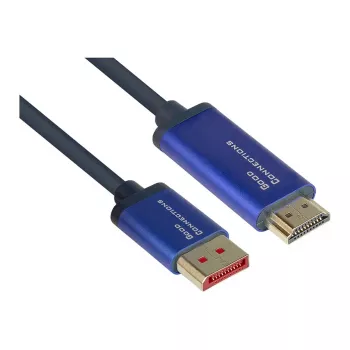 Alcasa 4860-SF010B Videokabel-Adapter 1 m DisplayPort HDMI Blau (4860-SF010B)