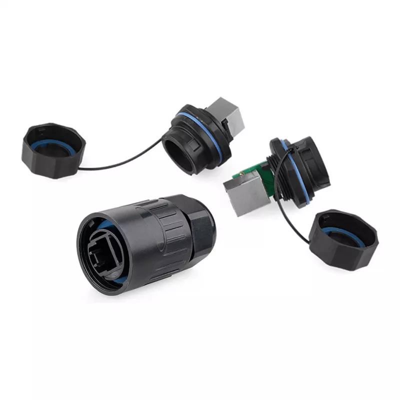 Alcasa IC06-R103 - RJ45 - Schwarz - Kupfer - Kunststoff - Silikagel - IP65 - IP67 - -40 - 80 °C (IC06-R103)