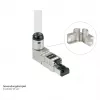 RJ45-Stecker Kat. 6A, werkzeuglos / feldkonfektionierbar, STP geschirmt, Metall, 5 Richtungen, Good (GC-N0165)
