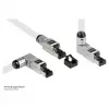 RJ45-Stecker Kat. 6A, werkzeuglos / feldkonfektionierbar, STP geschirmt, Metall, 5 Richtungen, Good (GC-N0165)