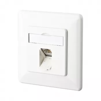 METZ CONNECT BTR E-DAT C6 8(8) UP - Anschlussdose, Unterputz - RJ-45 - Reinweiß, RAL 9010 (1307371002-I)