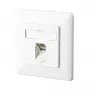 METZ CONNECT BTR E-DAT C6 8(8) UP - Anschlussdose, Unterputz - RJ-45 - Reinweiß, RAL 9010 (1307371002-I)