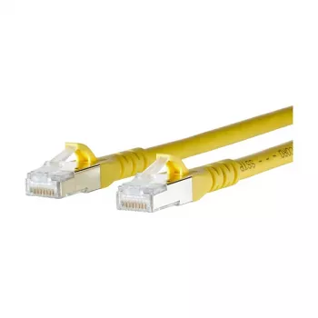 METZ CONNECT BTR - Patchkabel - RJ-45 (M) zu RJ-45 (M) - 1,5m - STP - CAT 6a - Geschirmt, Halogenfrei, Rasthebelschutz - Gelb (1308451577-E)
