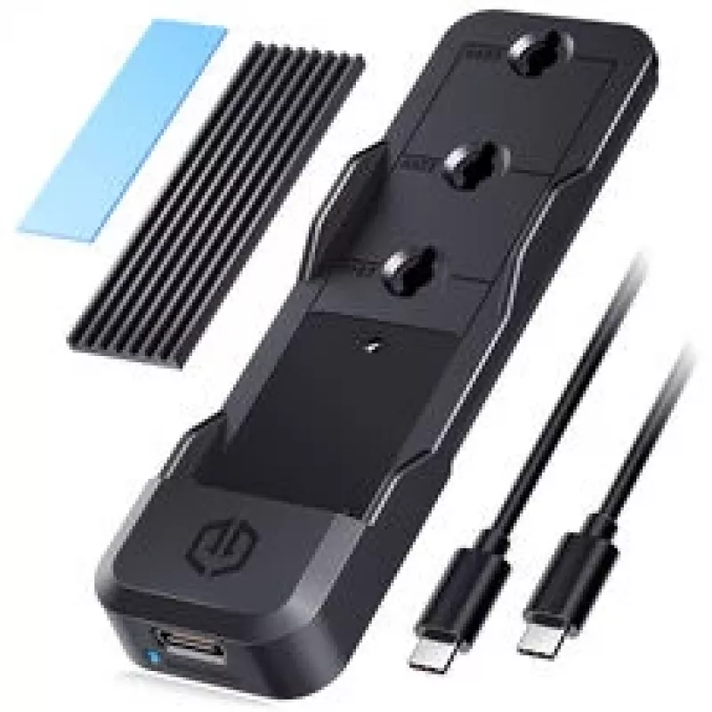 Dockingstation GrauGear G-M207-10G für M.2 SSD NVMe/NGFF, werkzeuglose Installation, unterstützt einzelnes M.2-Modul