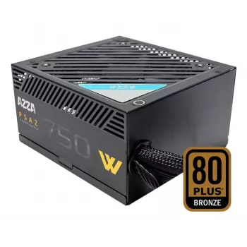 Netzteil AZZA PSAZ-750W 750 W 20+4 pin ATX 80 PLUS Bronze Schwarz, nicht-modular
