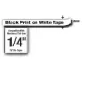 Beschriftungsband Brother TZe-211 Schwarz auf weiß