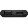 DELL USB-C - HDMI / VGA / Ethernet / USB 3.0 - Schwarz - Kabelgebunden - USB 3.2 Gen 1 (3.1 Gen 1) Typ-C - 10,100,1000 Mbit/s - Schwarz - 1920 x 1080 Pixel - Dell (DA200)