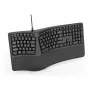 Kabellose ergonomische Kompakt-Tastatur TRUST KEYRA ERGO MULTI DE — kabellos, kompaktes Layout, deutsches Tastenlayout