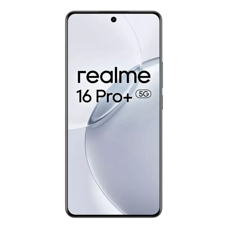 Smartphone REALME realme 16 Pro+ – 6.8 Zoll (17.3 cm) 1280×2800, Snapdragon 7 Gen 4, 12 GB RAM, 512 GB, 200 MP Dreifachkamera, 7000 mAh, Grau
