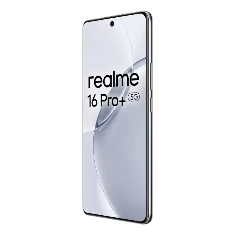 Smartphone REALME realme 16 Pro+ – 6.8 Zoll (17.3 cm) 1280×2800, Snapdragon 7 Gen 4, 12 GB RAM, 512 GB, 200 MP Dreifachkamera, 7000 mAh, Grau