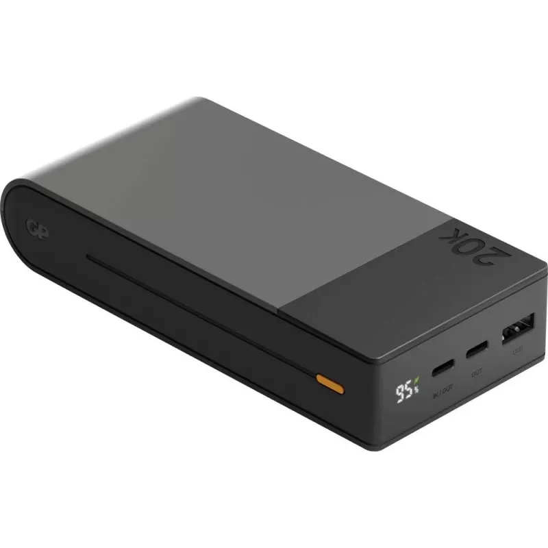 GP Battery GP PowerBank M2+ 20C 20000mAh 2xUSB-C/1xUSB-A schwarz LED-Anz. (GPPBM20CGYMSR287)