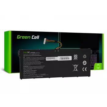 Laptop-Akku Grün Cell für ASUS A555 F555 K555 R556 X555, LiPo 4000 mAh, 7,6 V, 4 Zellen, schwarz