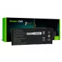 Laptop-Akku Grün Cell für ASUS A555 F555 K555 R556 X555, LiPo 4000 mAh, 7,6 V, 4 Zellen, schwarz