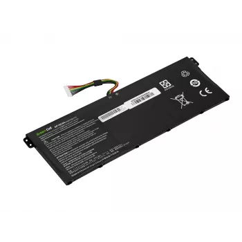 Laptop-Akku Grün Cell für ASUS A555 F555 K555 R556 X555, LiPo 4000 mAh, 7,6 V, 4 Zellen, schwarz