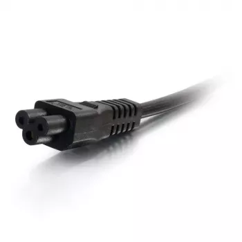 C2G 1m Europäisches Laptop-Netzkabel CEE 7/7 auf IEC 60320 C5 250V 3A