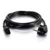 C2G 1m Europäisches Laptop-Netzkabel CEE 7/7 auf IEC 60320 C5 250V 3A