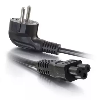 C2G 1m Europäisches Laptop-Netzkabel CEE 7/7 auf IEC 60320 C5 250V 3A