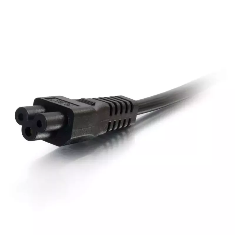 C2G 2m Europäisches Laptop-Netzkabel CEE 7/7 auf IEC 60320 C5 250V 3A