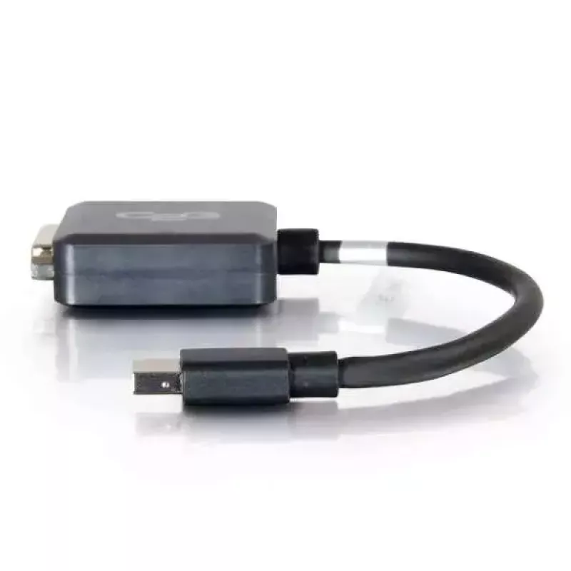 C2G Mini DisplayPort auf DVI Adapter 20cm Thunderbolt auf DVI-D Schwarz
