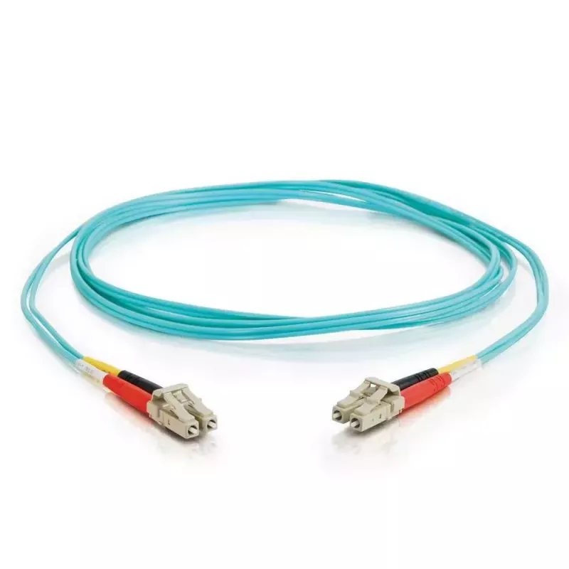 C2G InfiniBand/Glasfaserkabel 10 m LC OFNR Türkis 50 µm Vollduplex
