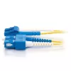 C2G InfiniBand/Glasfaserkabel 2 m LC SC OFNR Gelb