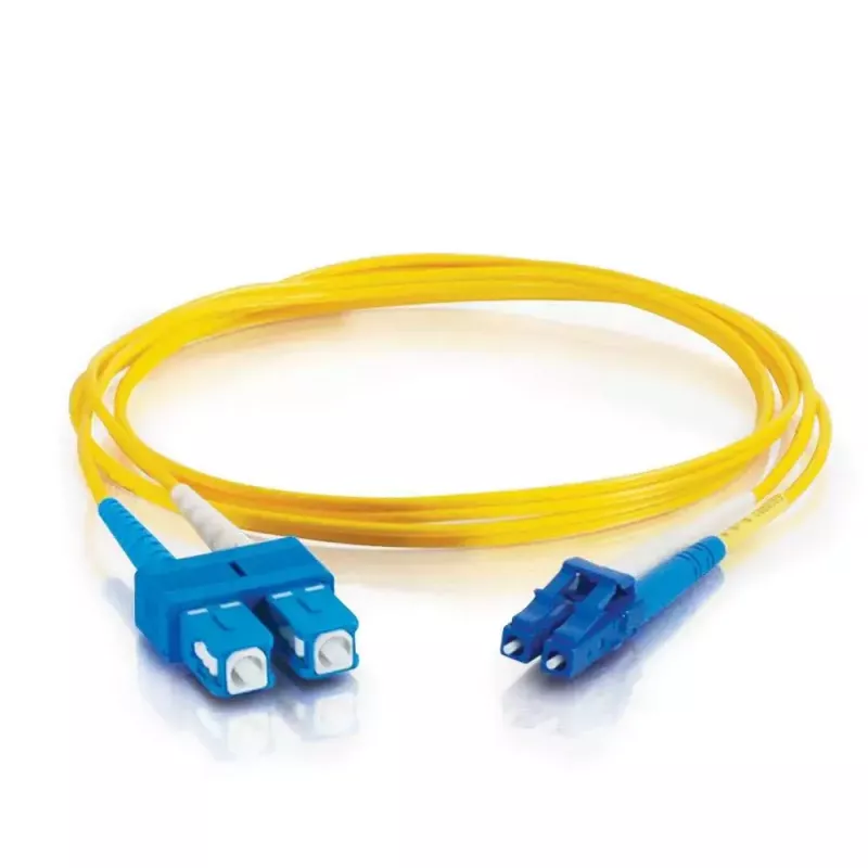 C2G InfiniBand/Glasfaserkabel 2 m LC SC OFNR Gelb
