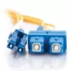 C2G InfiniBand/Glasfaserkabel 2 m LC SC OFNR Gelb