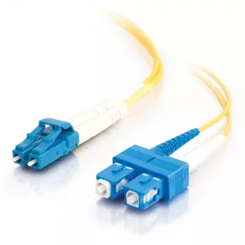C2G InfiniBand/Glasfaserkabel 2 m LC SC OFNR Gelb