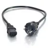C2G Netzkabel 3m 16 AWG IEC320C13 auf CEE7/7