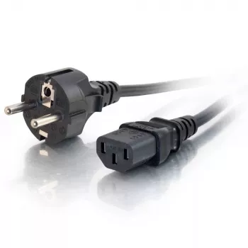 C2G Netzkabel 5m Schwarz CEE7/7 C13 Kupplung 88546