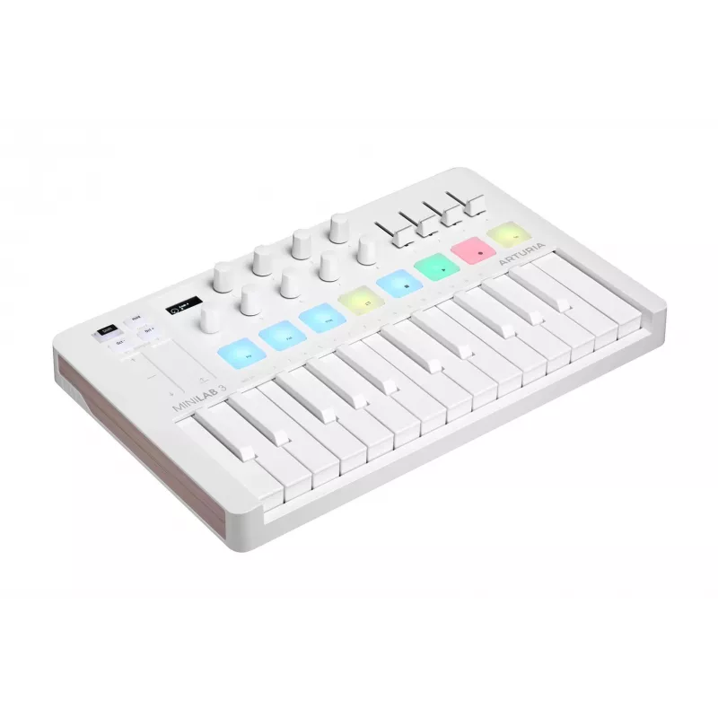 Arturia MiniLab 3 - MIDI-Steuerungstastatur, weiß