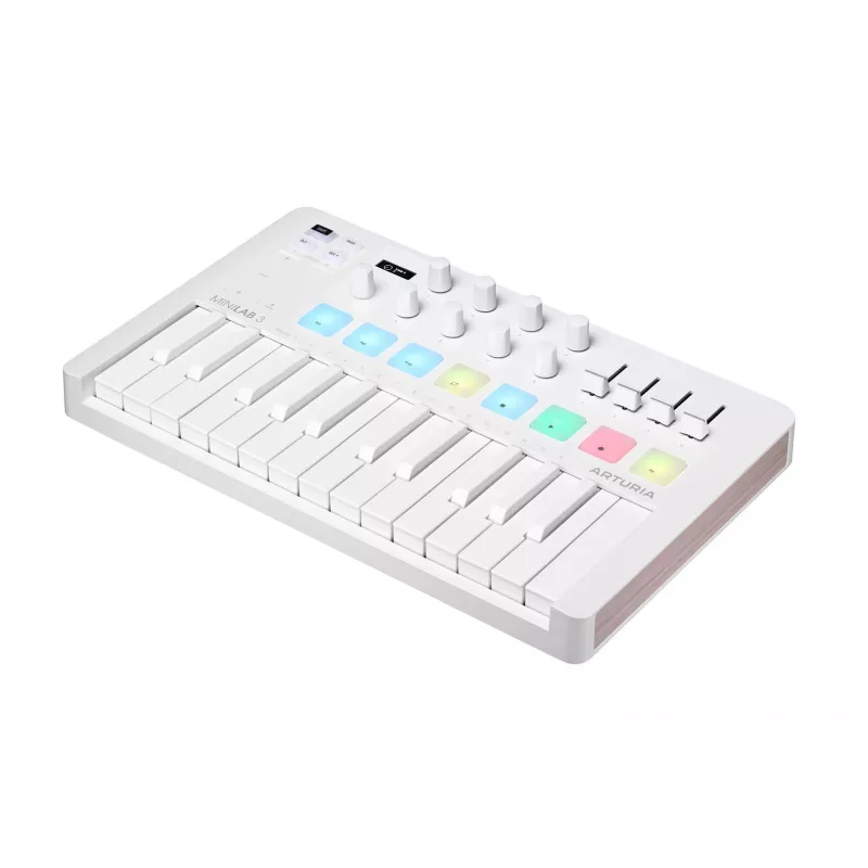 Arturia MiniLab 3 - MIDI-Steuerungstastatur, weiß