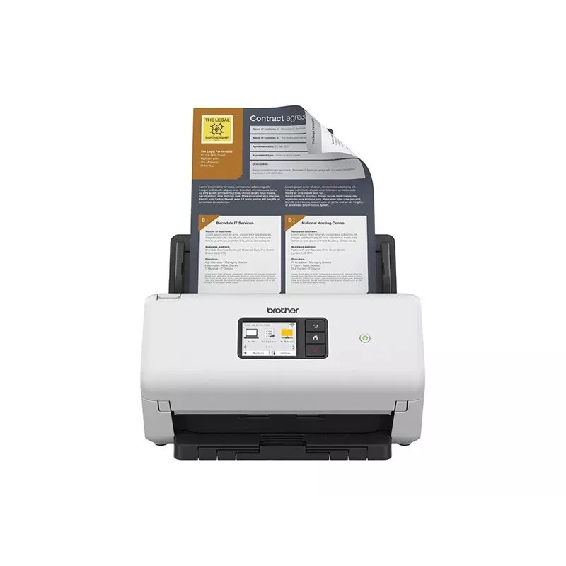 Dokumentenscanner Brother ADS-4550WTC1 mit Duplex-Scan und drahtloser Konnektivität