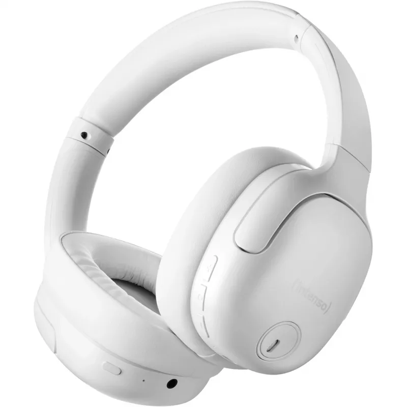 Intenso Over-Ear TWS True Wireless Kopfhörer Bluetooth 5.3, Hybrid Active Noise Cancelling (ANC), Transparency Modus, Musik Modus, Passiver Modus