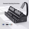 Handheld-Gaming-Konsole Dockstation Unitek G1002F01 — USB-Docking-Anschluss, schwarz