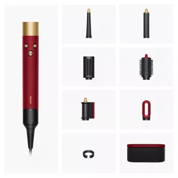 Airwrap i.d. Straight + Wavy Limited Edition, Multistyler Rot/Gold, Bluetooth