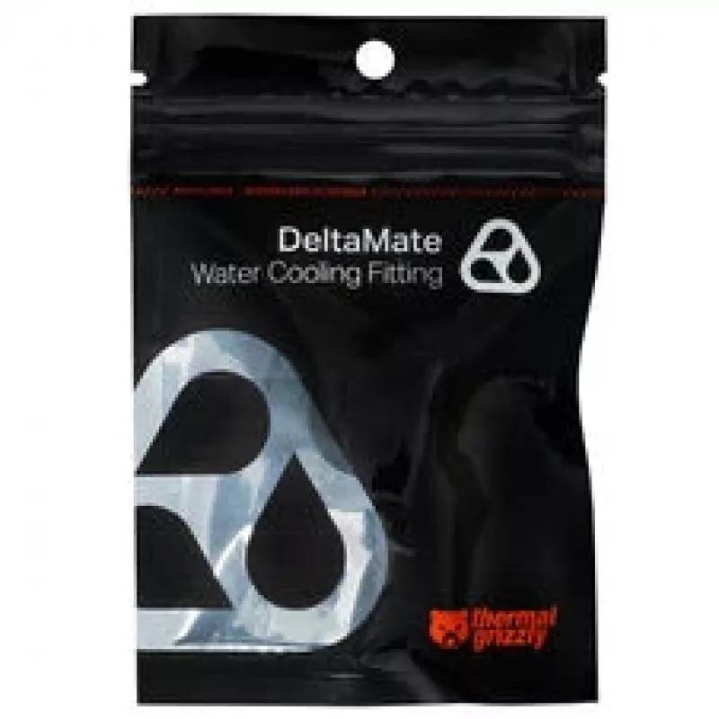 Thermal Grizzly DeltaMate Pass Through – Wasserkühlungsanschluss, Schwarz, 1 Stk. (TG-DM-FIT-0016)